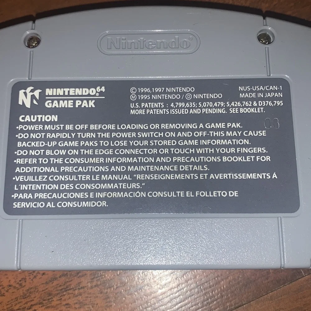 Hey You Pikachu Nintendo 64 N64 Video Game Authentic Pokémon Cartridge